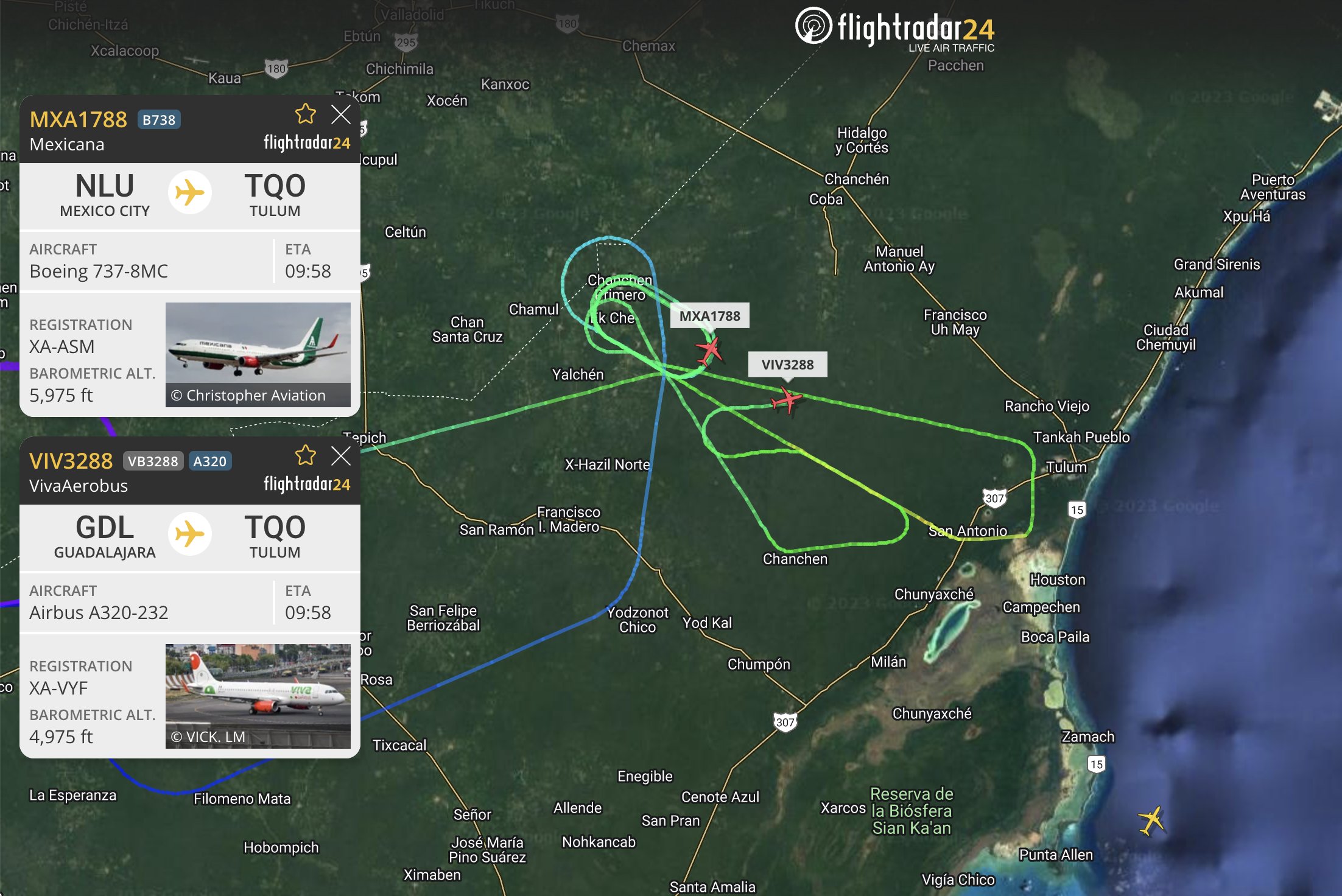 Clima provoca que “Mexicana de Aviación” aterrice en Mérida en lugar de llegar a su destino en Tulum
